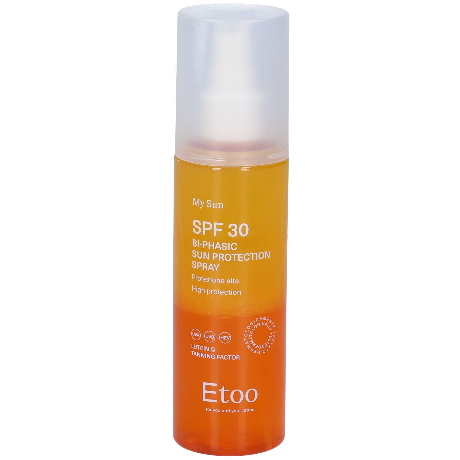 Etoo Biphasic Sun Protection Spray SPF30 - risparmia il 10% con il codice: ETOO10
