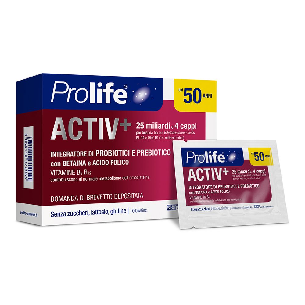 Prolife Activ + Integratore Di Probiotici E Prebiotico 10 Bustine - Immagine 5