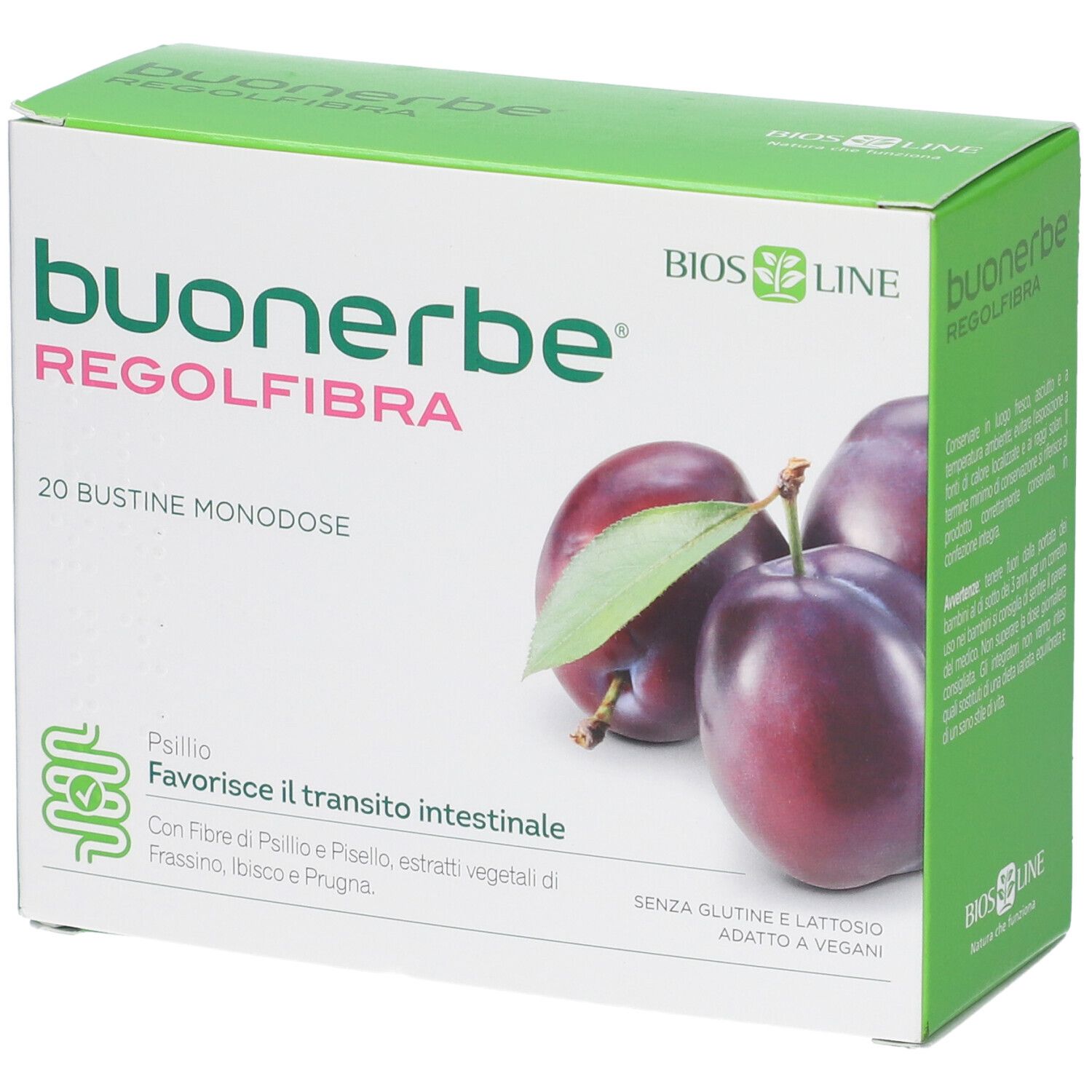 Buonerbe Regolfibra Integratore per il Transito Intestinale 20 Bustine - Bios Line - Immagine 7