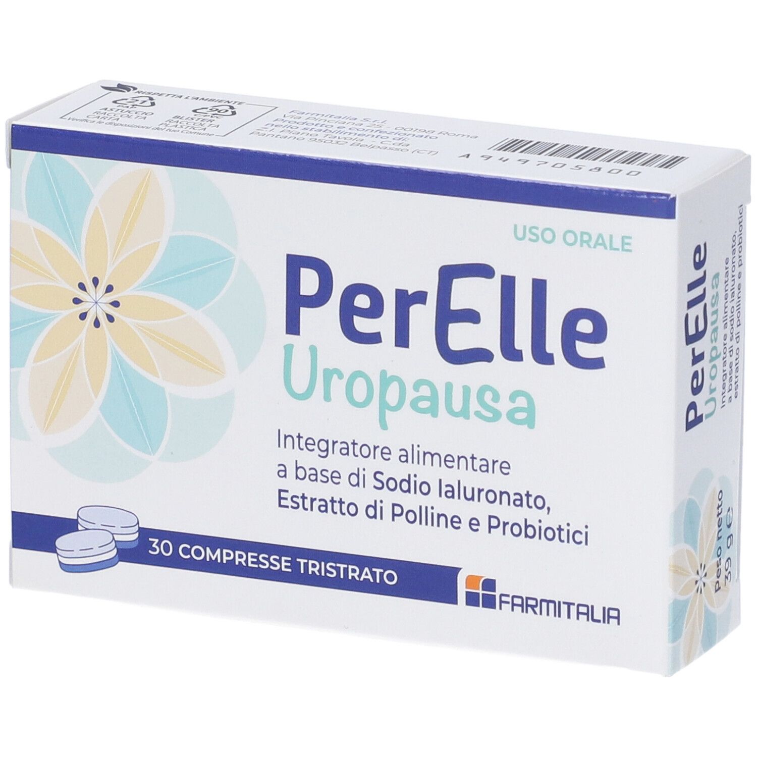Perelle Uropausa Compresse Tristrato