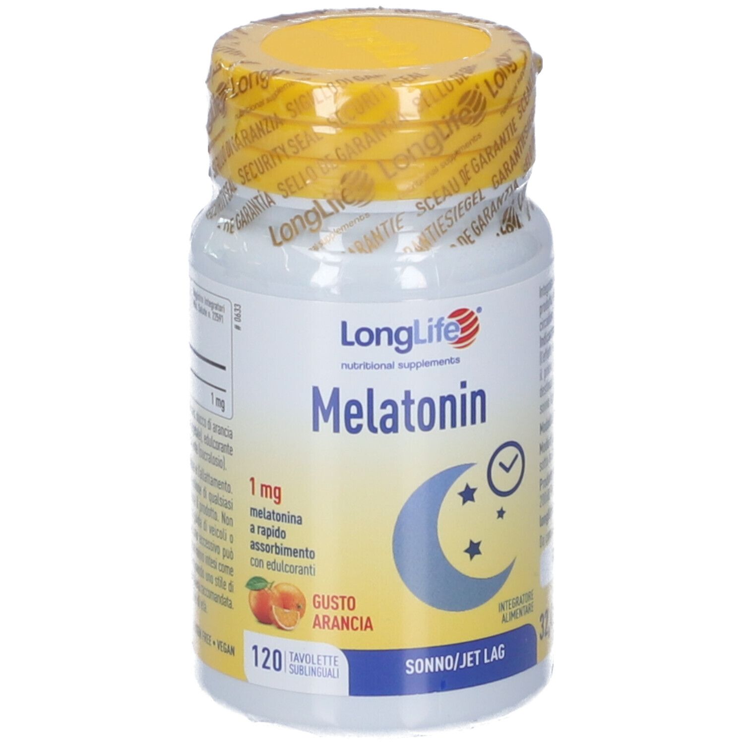 LongLife Melatonin Tavolette Gusto Arancia