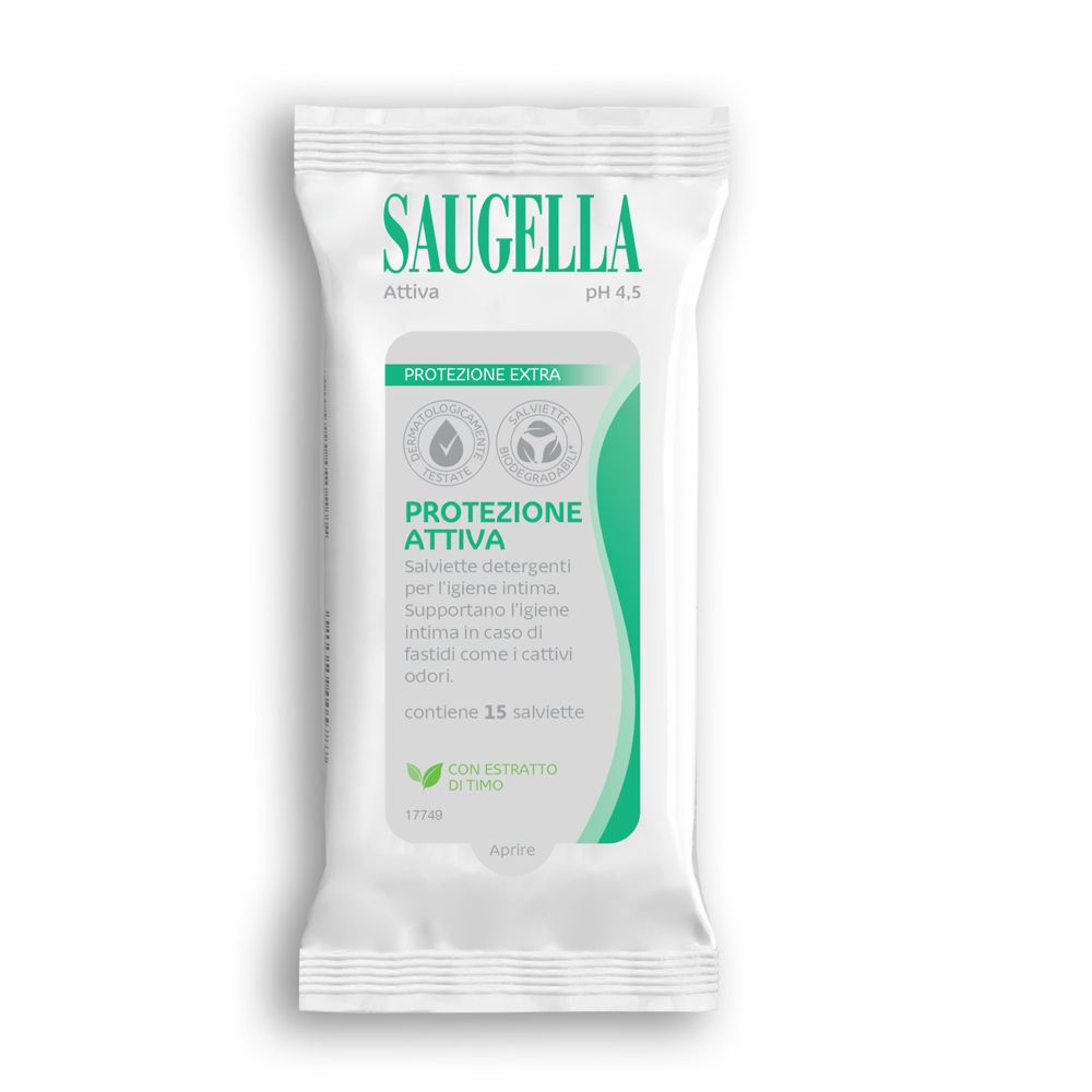 Saugella Attiva Salviettine15P 15 St Tücher