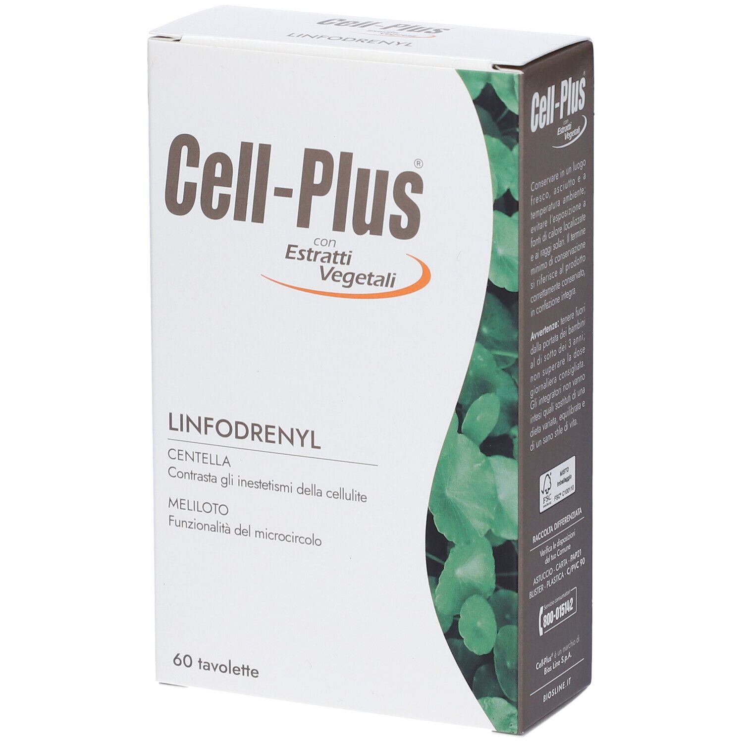 Cellplus Linfodrenyl 60Tav 54 g Täfelchen