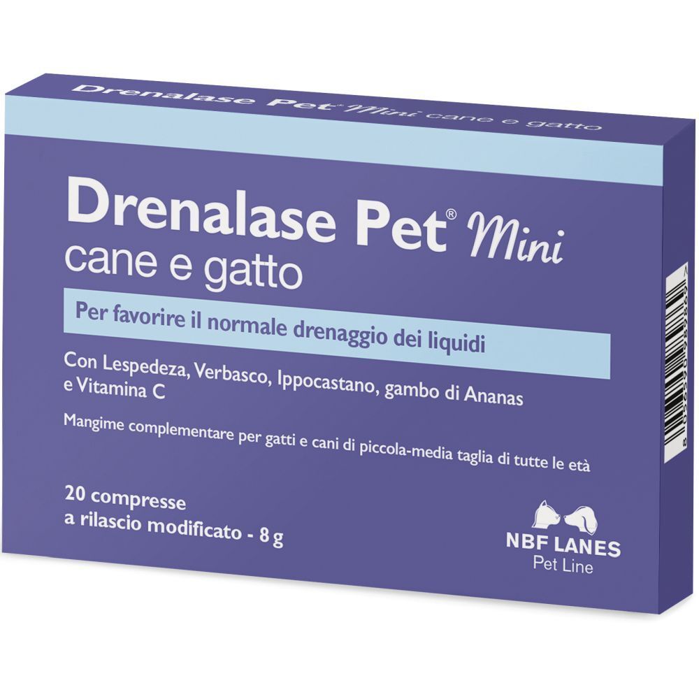Drenalase PET Mini Cane Gatto 8 g Tabletten