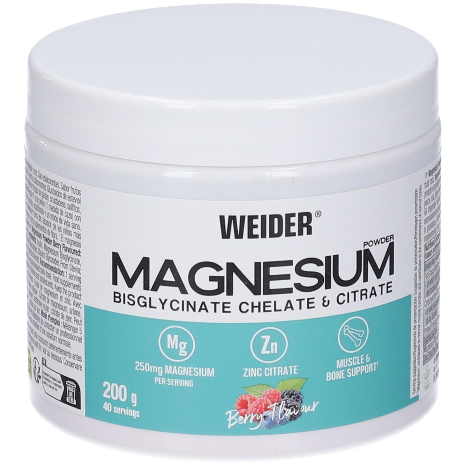 Weider Magnesium Powder Berry Polvere