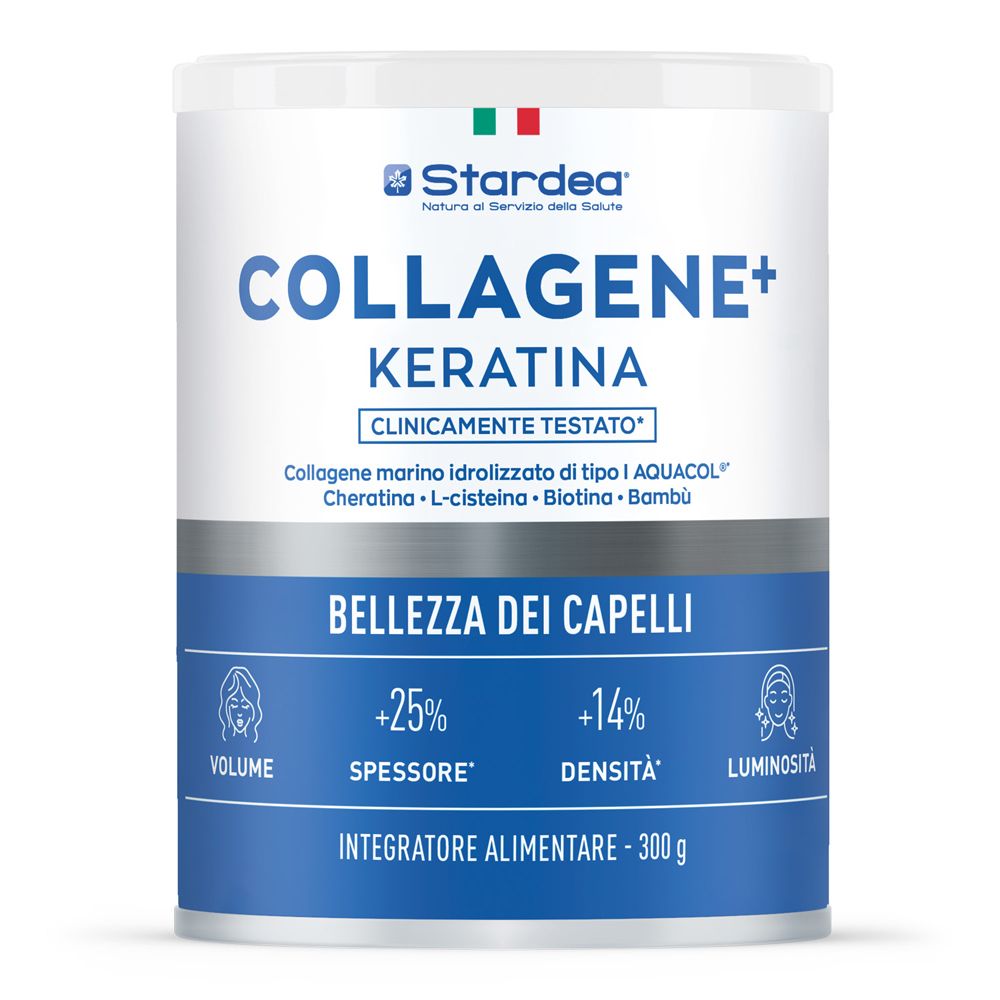Stardea Collagene + Keratina Polvere - Per La Salute Dei Capelli 300 G Per Soluzione Orale Bambino