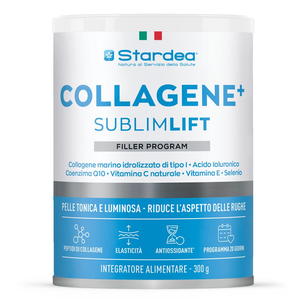 Stardea Collagene + Sublimlift Polvere a Base di Collagene Marino di Tipo 1 per La Bellezza della Pelle