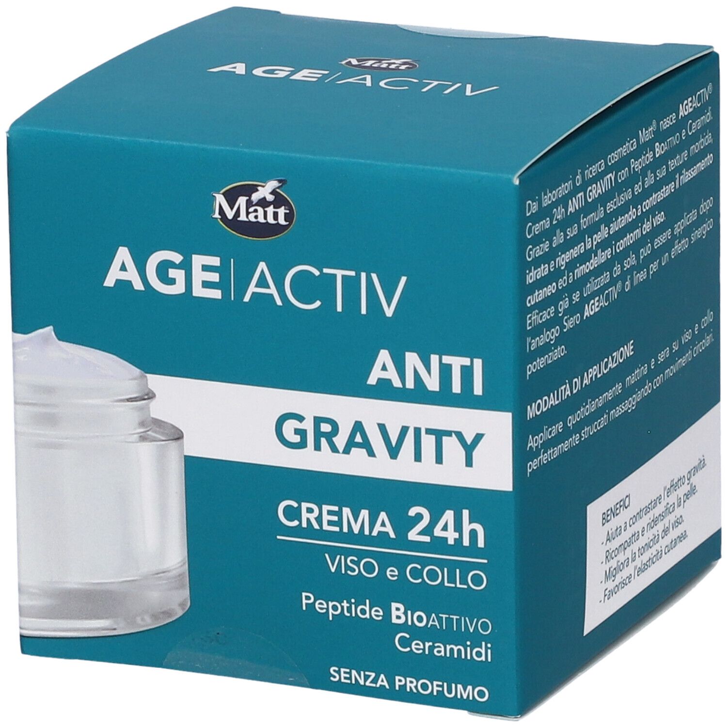 Matt Anti Gravity Crema 24H Viso Collo