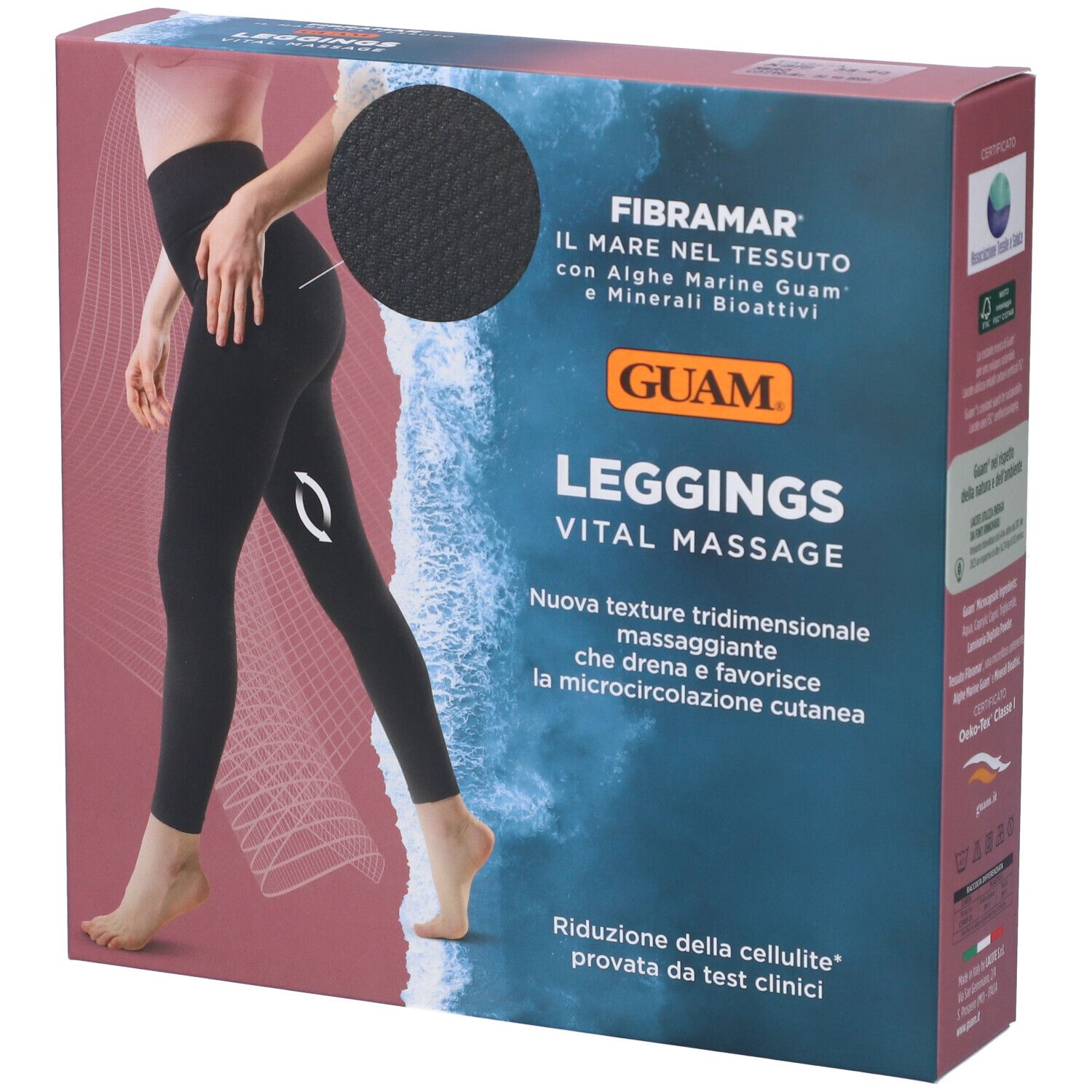 Guam Fibramar Leggings Vital Massage Xs/S