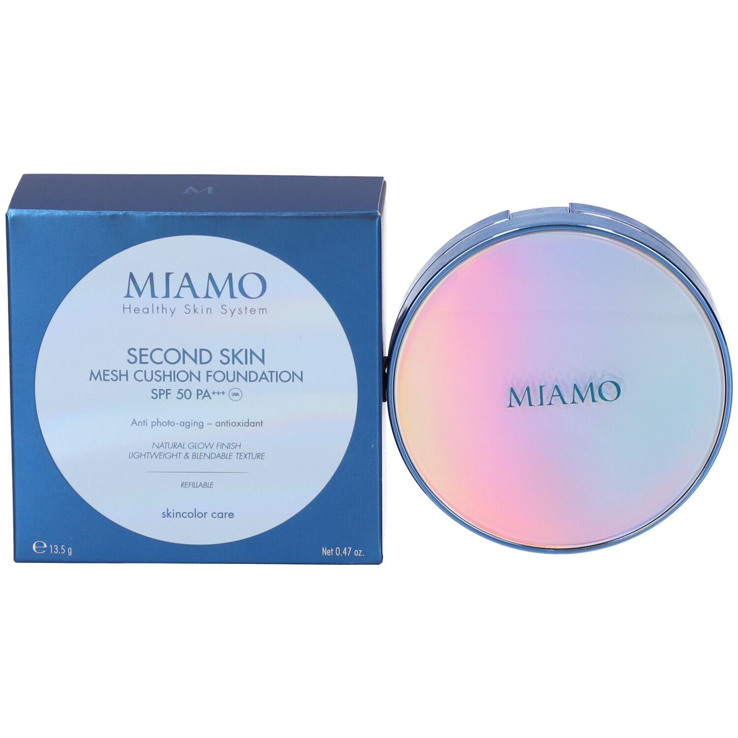 Miamo Second Skin Mesh Cushion Foundation Fondotinta Tonalitá Ivory