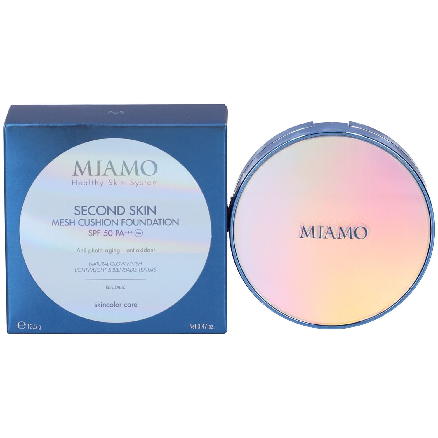 Miamo Second Skin Mesh Cushion Foundation Fondotinta Tonalitá Shell