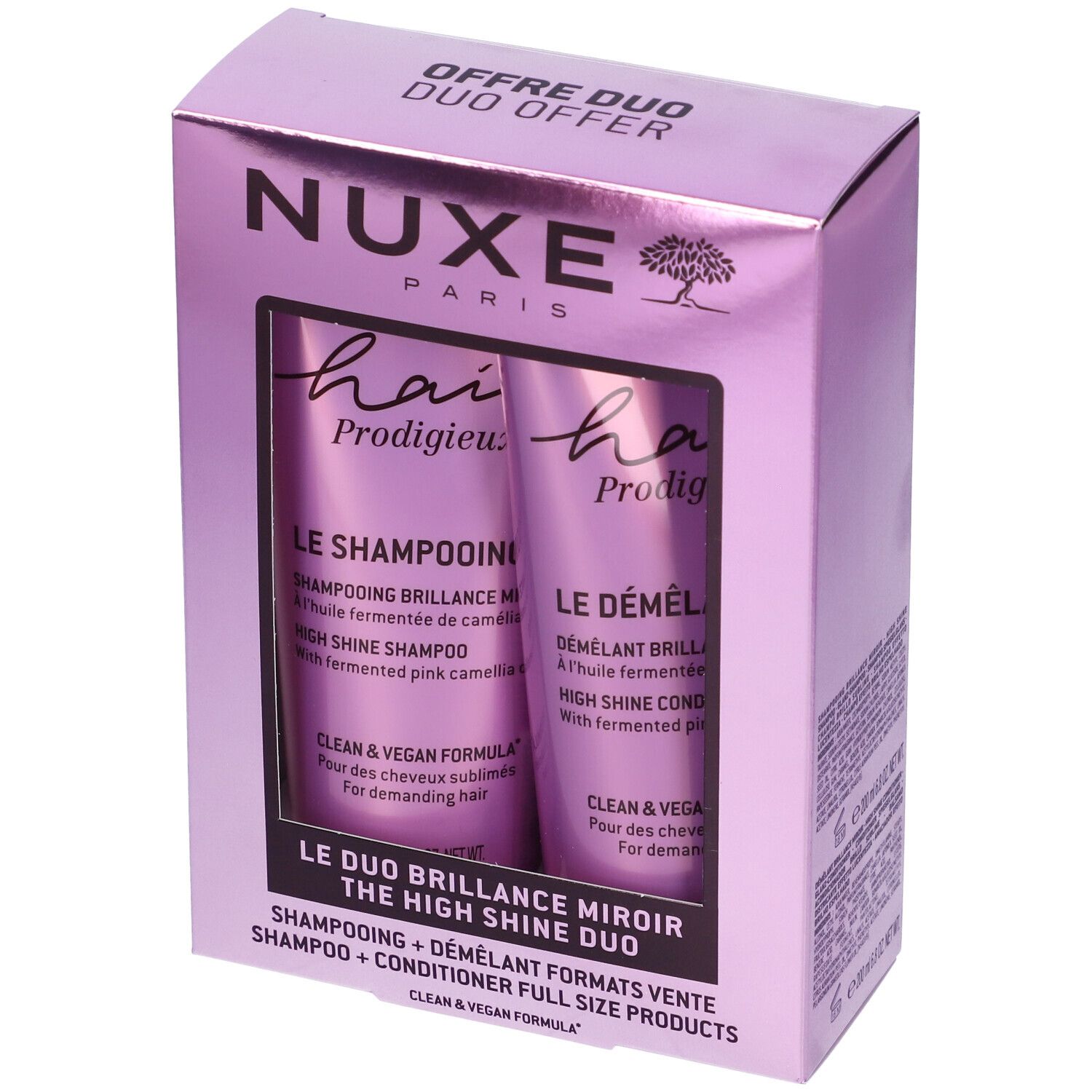 Nuxe Hair Prodigieux® Cofanetto The High Shine Duo Shampoo + Balsamo 1