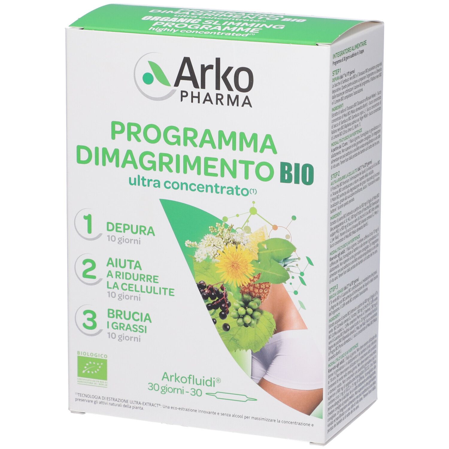 ArkoPharma ArkoFluidi® Programma Dimagrimento BIO Fiale - risparmia il 10% con il codice: arkofarma