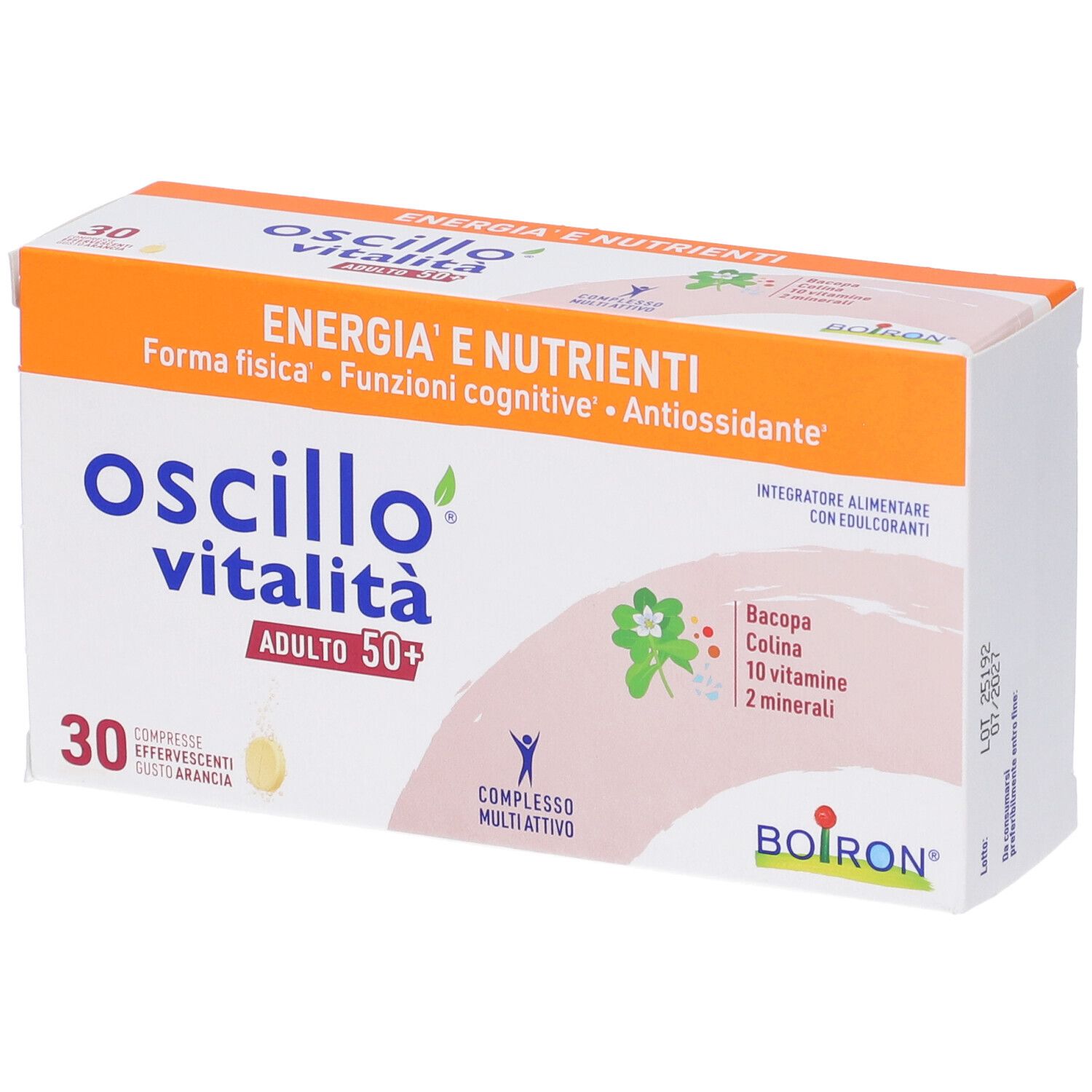 Boiron Oscillo Vitalità Adulto 50+ Compresse Effervescenti