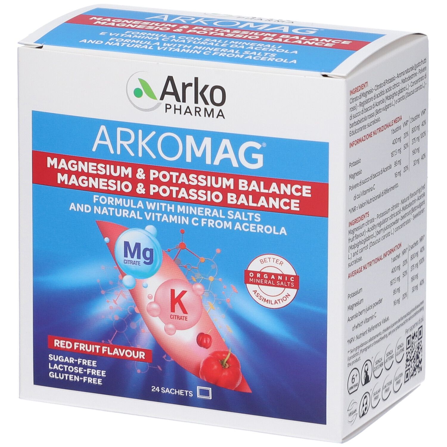 ArkoPharma ArkoMag Magnesio & Potassio Balance Bustine - risparmia il 10% con il codice: arkofarma