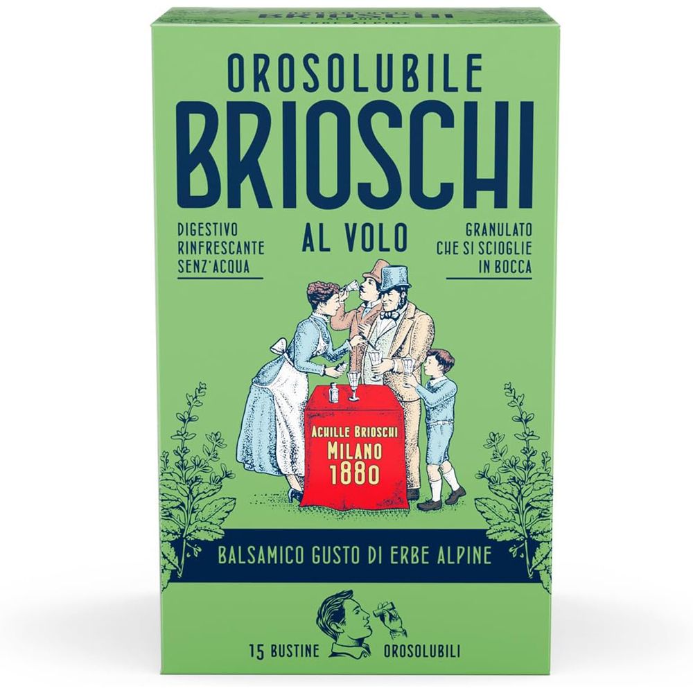 Orosolubile Brioschi al volo Erbe Alpine Bustine da 15g