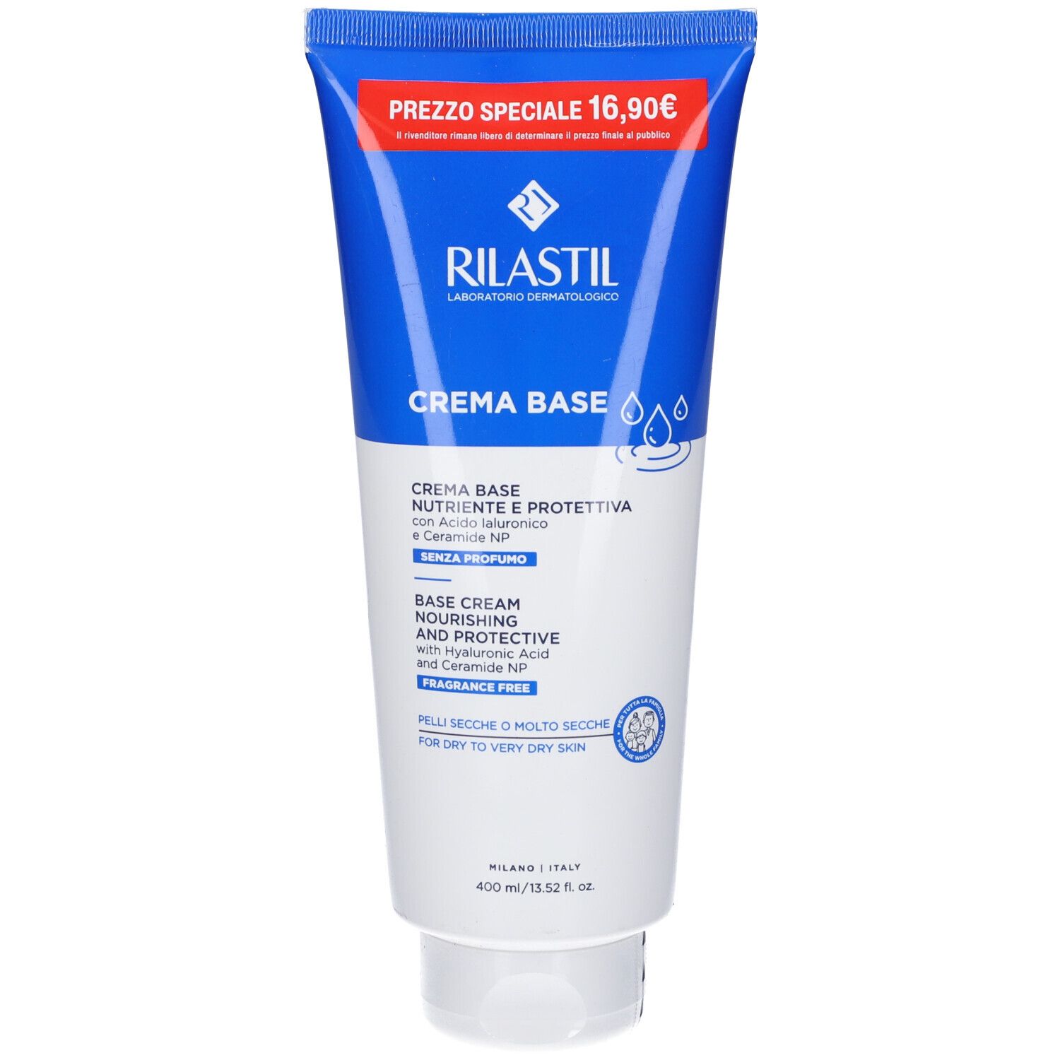 Rilastil Crema Base Xerolact Idratante Corpo Viso 400 Ml - Immagine 9