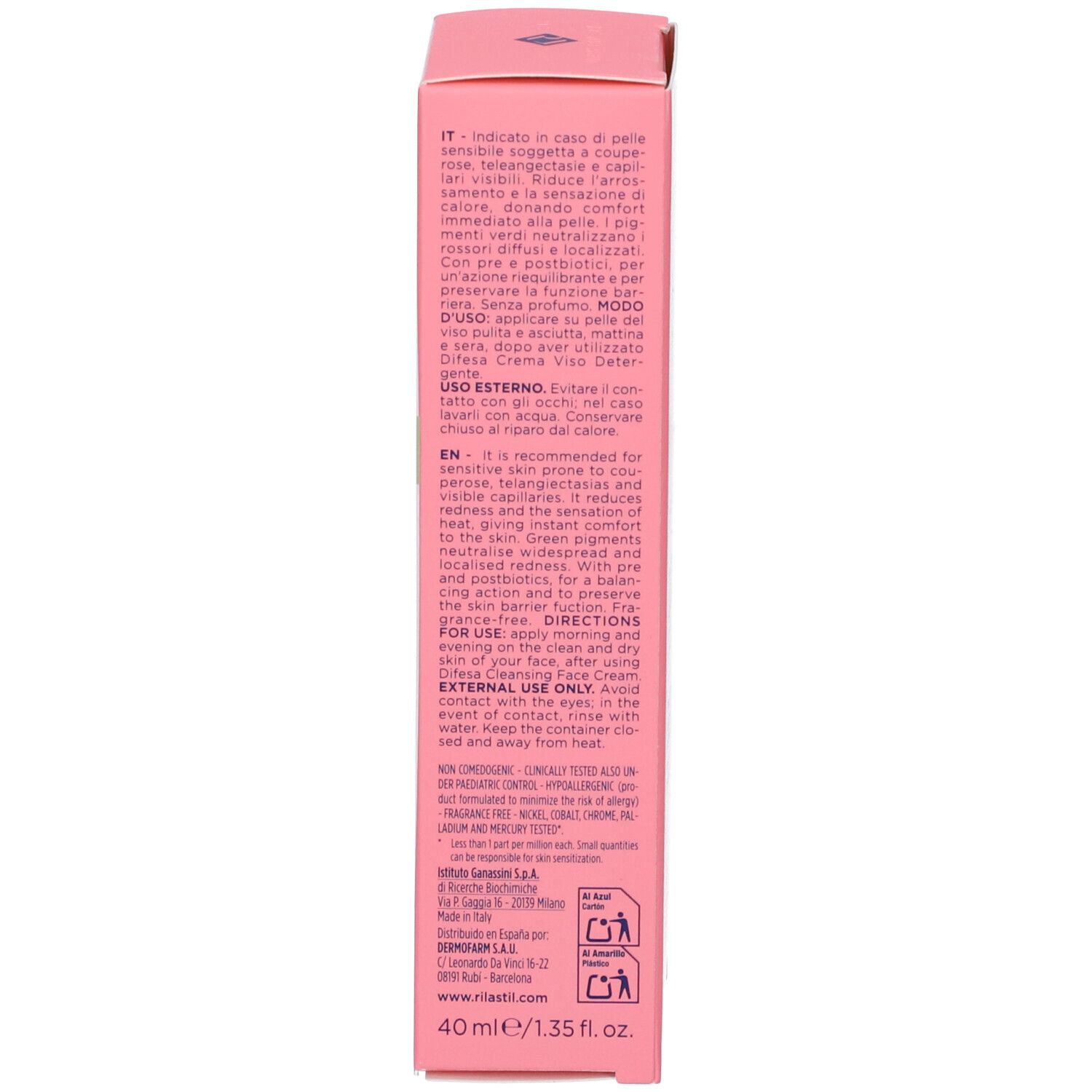 La Roche-Posay Toleriane Sensitive Creme, 40 ml.
