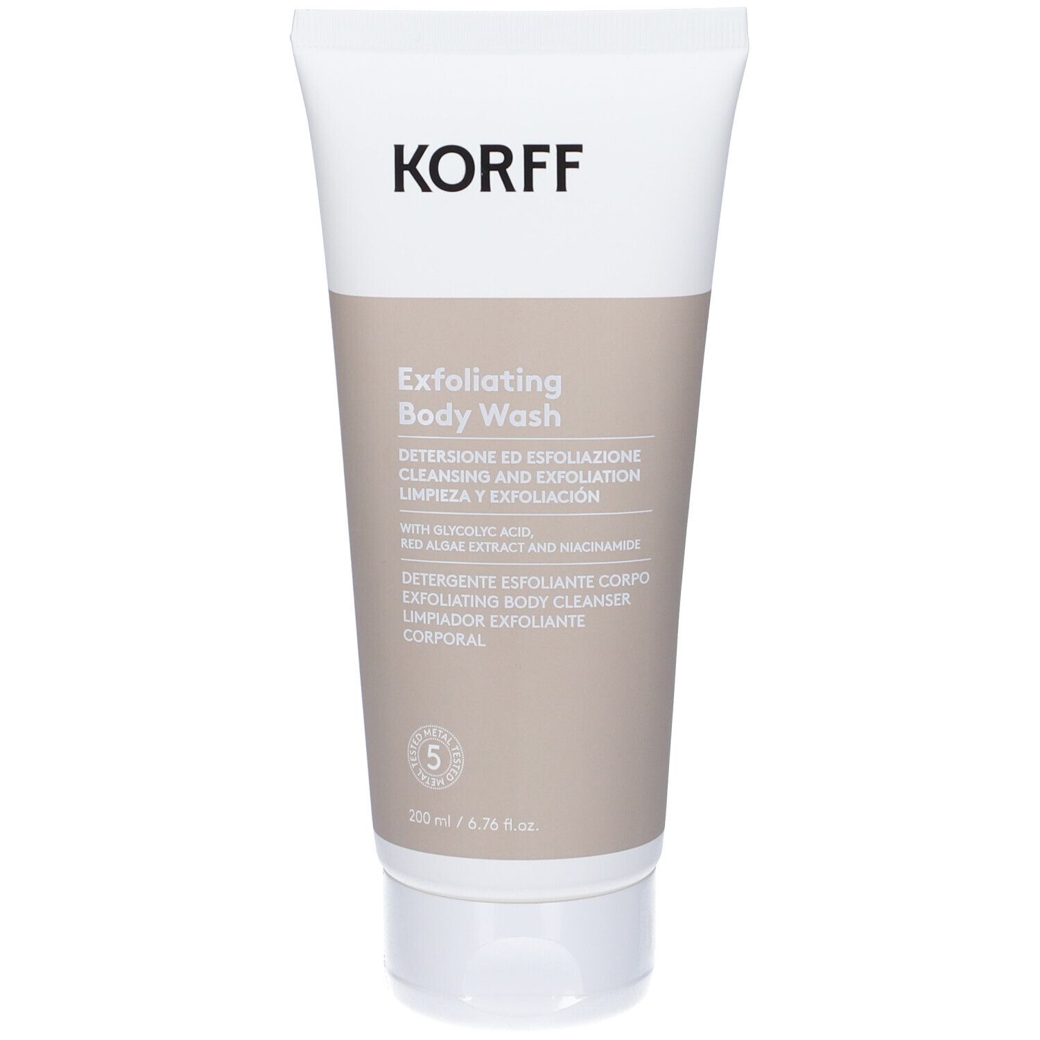 Korff Rossa/Cobalto - Exfoliating Body Wash 200 Ml - Immagine 5