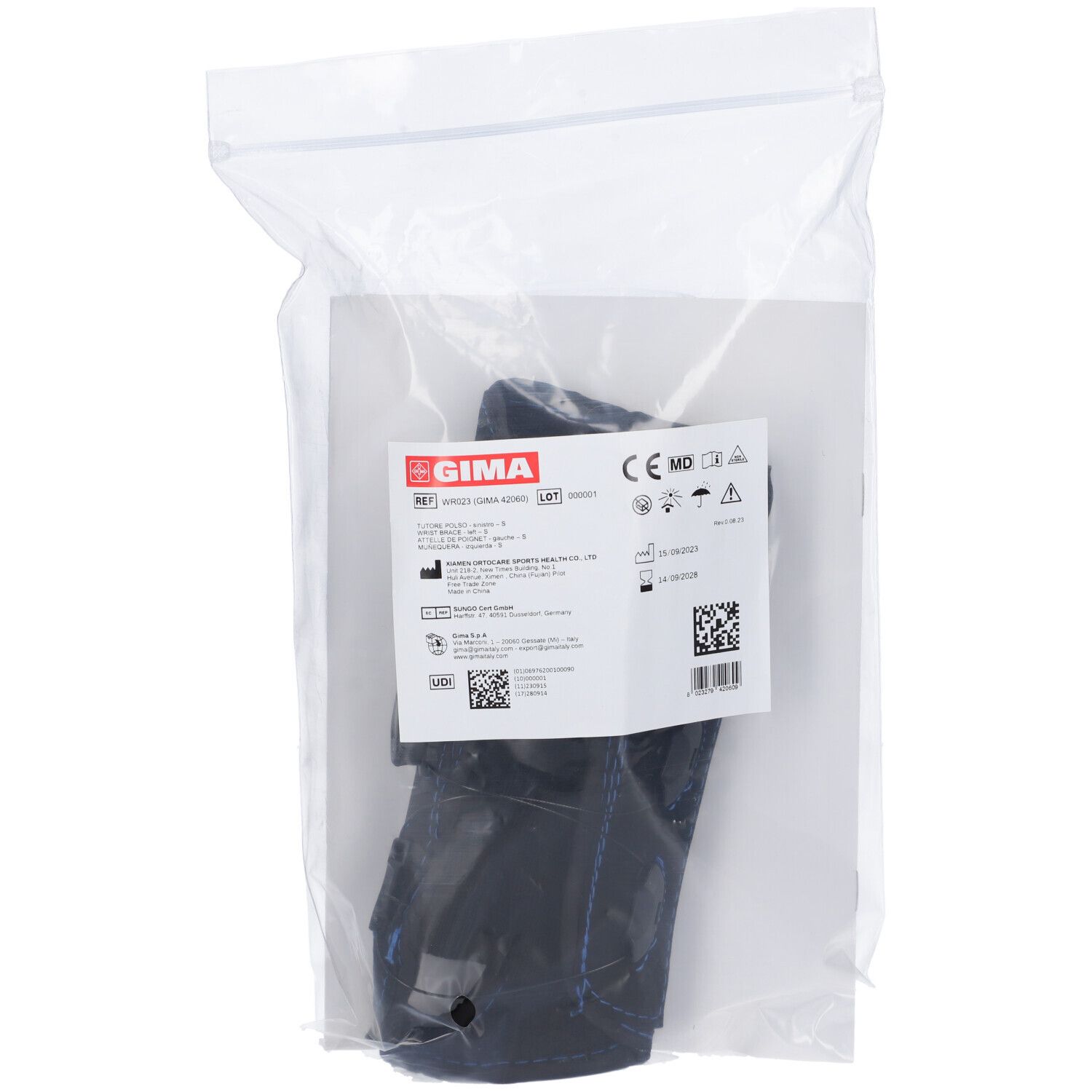 GIMA Tutore Polso - Sinistro - S