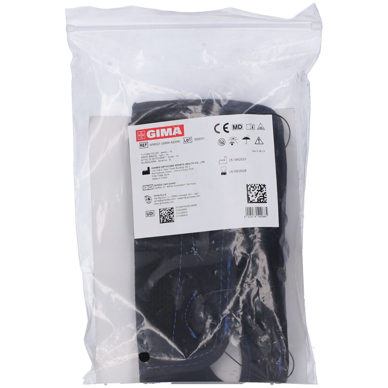 GIMA Tutore Polso - Destro - Xl