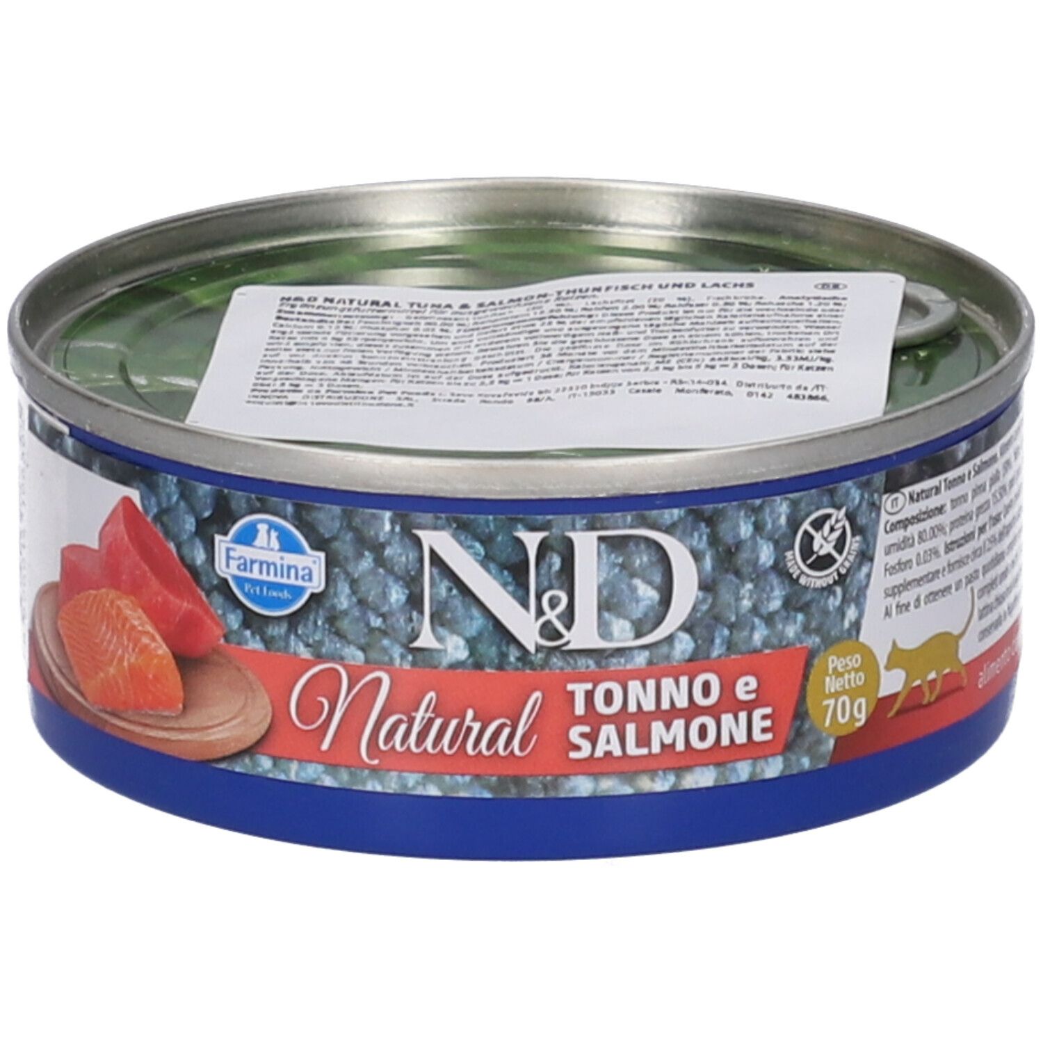 Farmina N&D Natural con Tonno & Salmone Wet Food per Gatti Adult