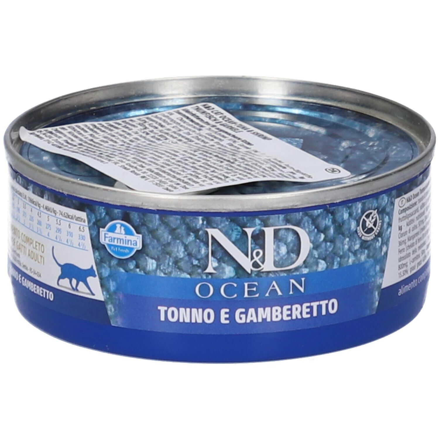 Farmina N&D Ocean Feline Umido 70 gr Tonno e gamberetti - confezione da 30 pezzi - Cibo umido per gatti - 1° ORDINE? scegli tra BZR5 - BZR20 + 200 pt fedeltà - Immagine 3