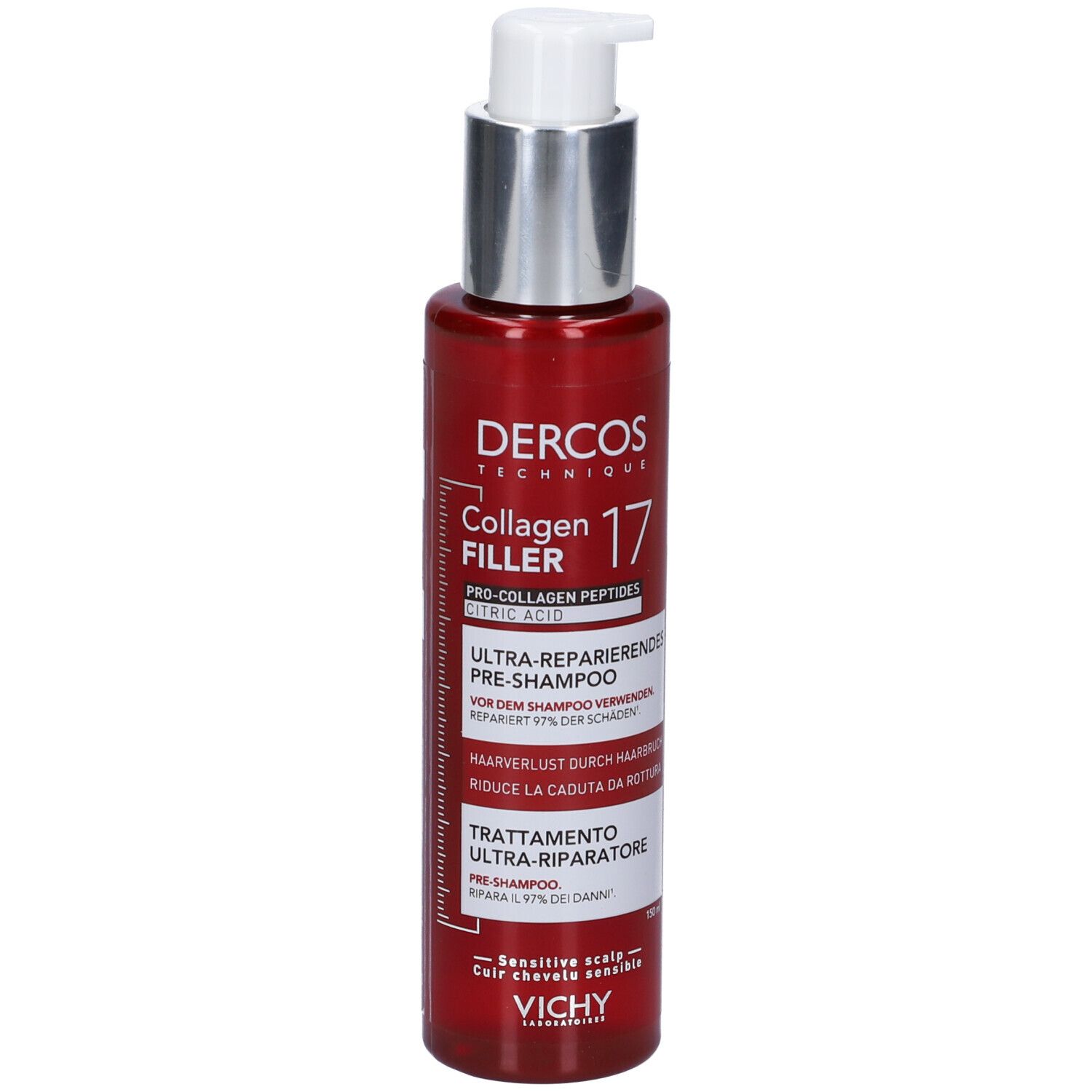 Dercos Collagen Peptide 17 Trattamento Capelli Ultra Riparatore