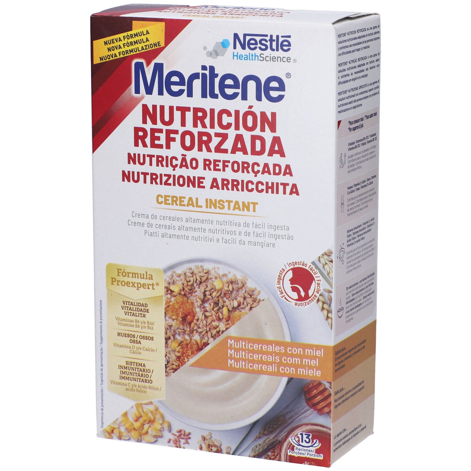 Meritene Cereal Instant Crema Istantanea 8 Cereali e Miele