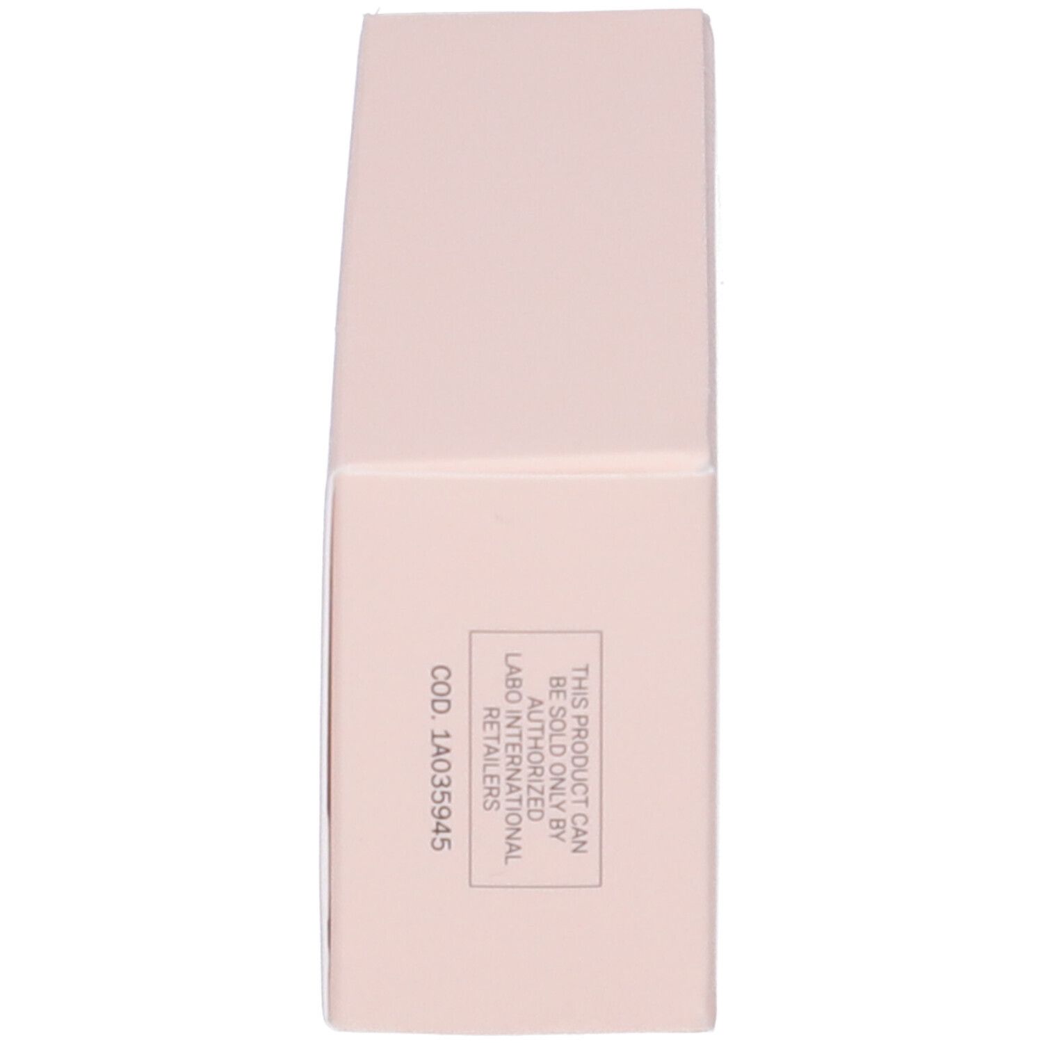 Confezione del prodotto, rosa. Testo: This product can be sold only by Labo International Authorized Retailers.