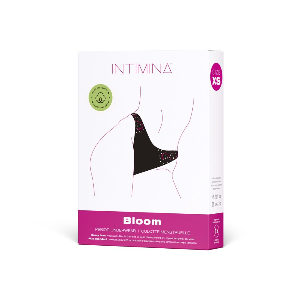 INTIMINA Bloom Mutanda Mestruale Taglia XS Confezione Singola- Risparmia il 10% con il codice: lelo0926