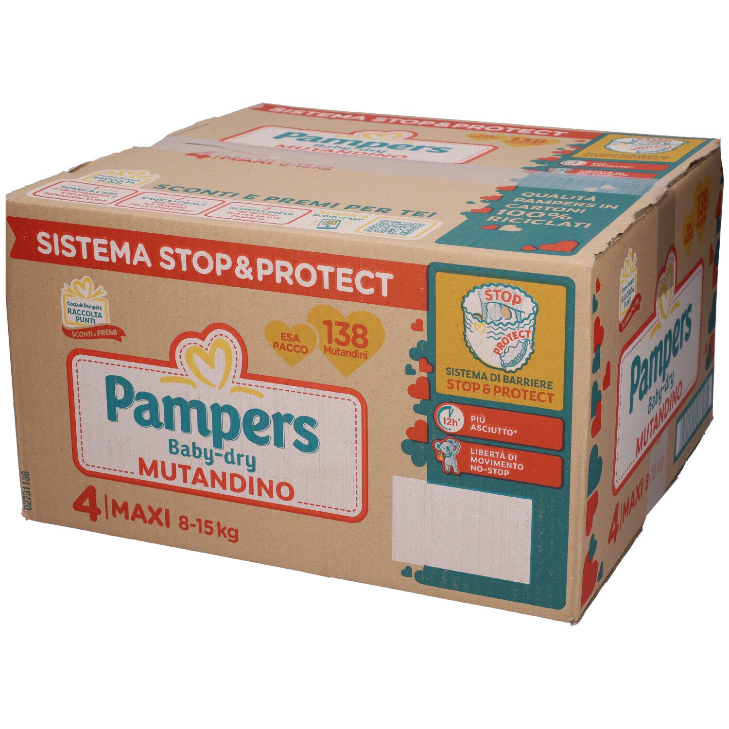 Pampers Baby Dry Mutandino Esa Maxi