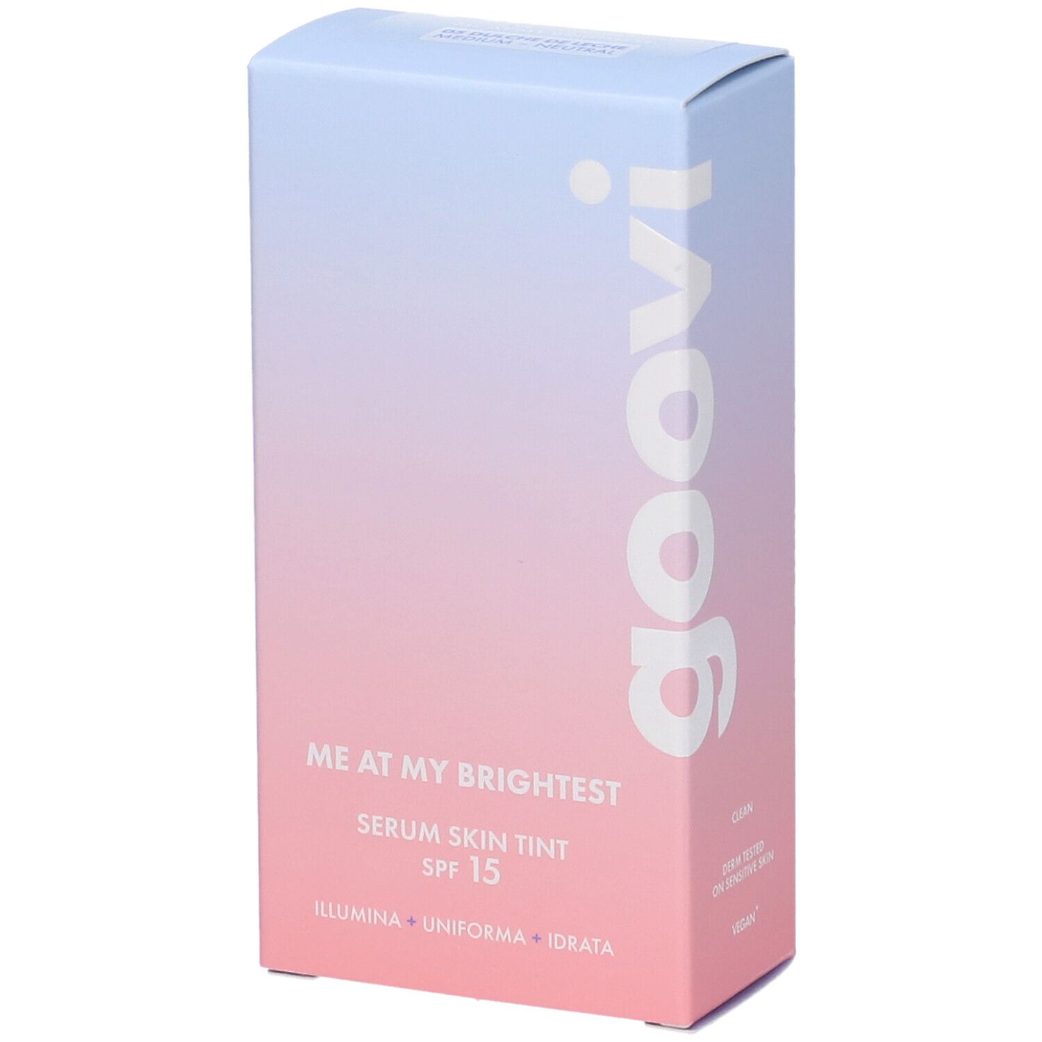 Goovi Me At My Brightest Siero Skin Tint SPF15 Tonalità 05 Dulce de Leche - Risparmia il 15% on il codice: goovi0926