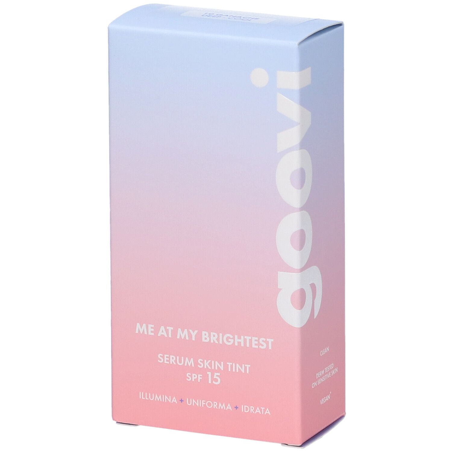 Goovi Me At My Brightest Siero Skin Tint SPF15 Tonalità 10 Ganache - Risparmia il 15% on il codice: goovi0926