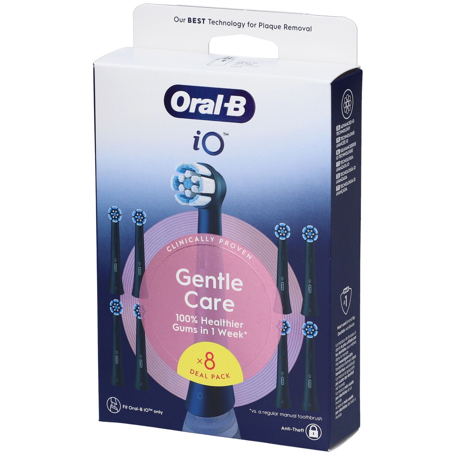 Oralb Power Ricarica Io Gentle Clean White 8 Pezzi