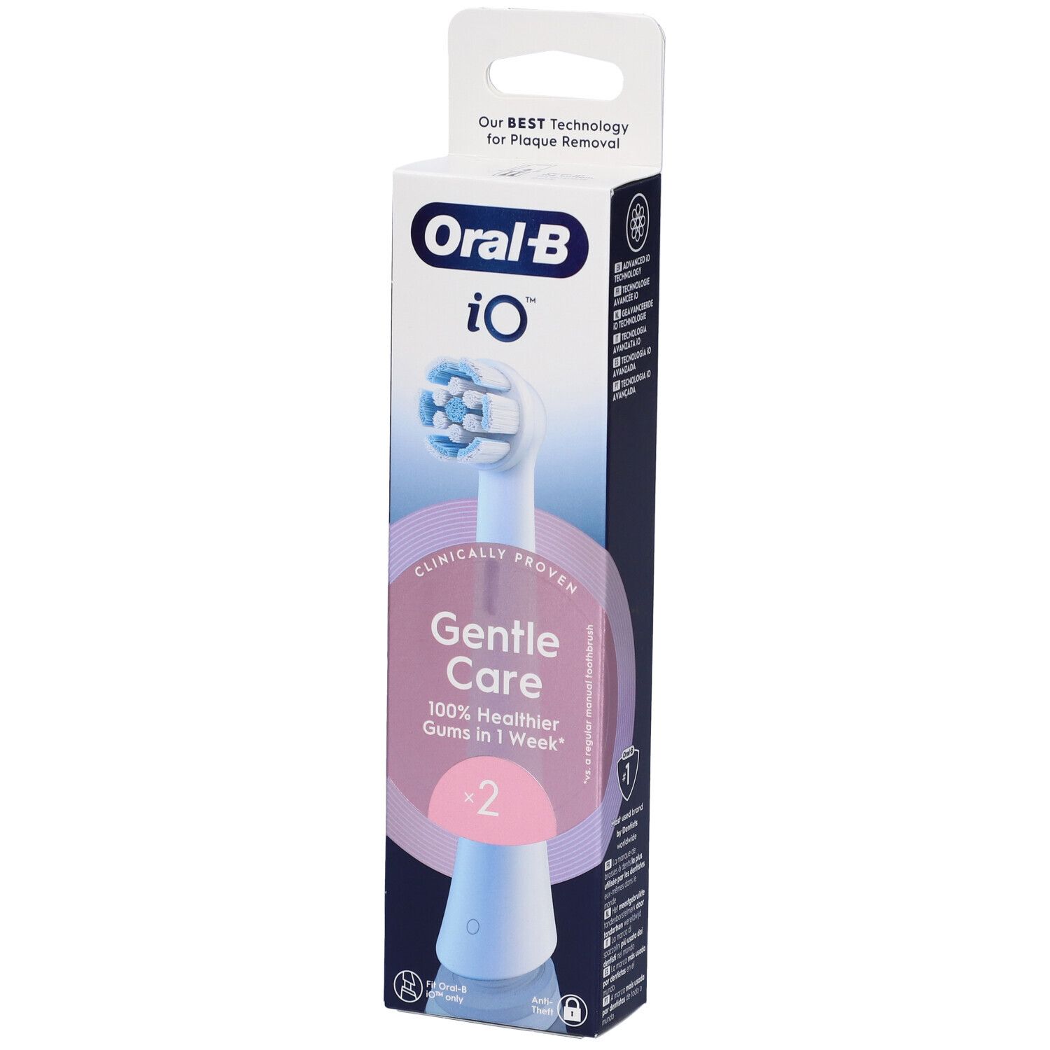 Oralb Power Ricarica Io Gentle Clean White 2 Pezzi