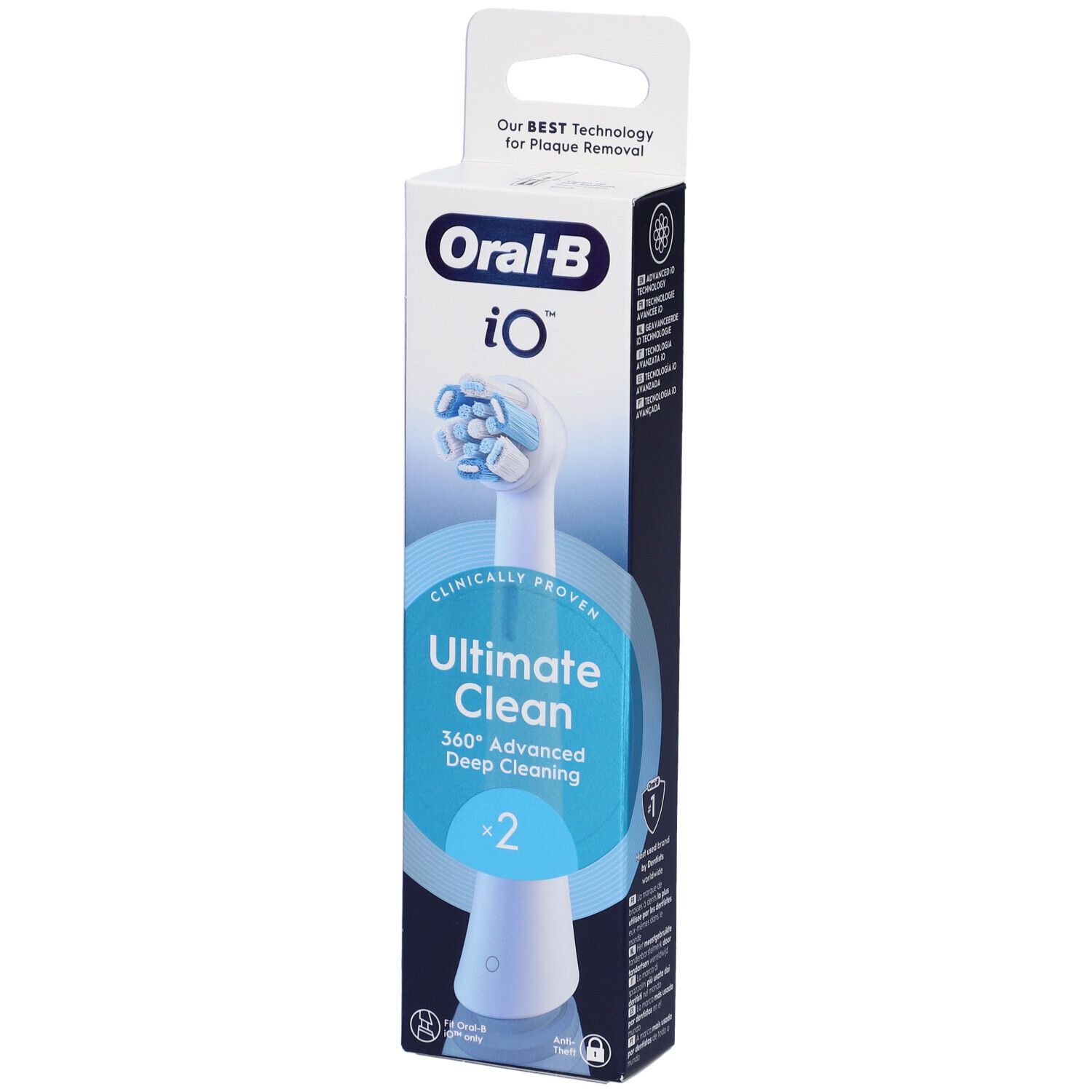 Oralb Power Ricarica Io Ultra Clean White 2 Pezzi