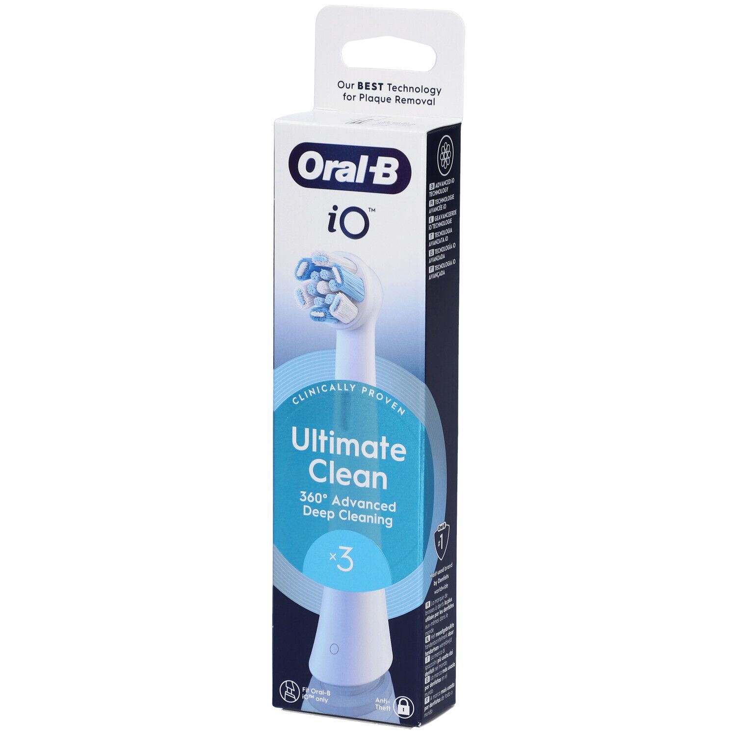 Oralb Power Ricarica Io Ultra Clean White 3 Pezzi