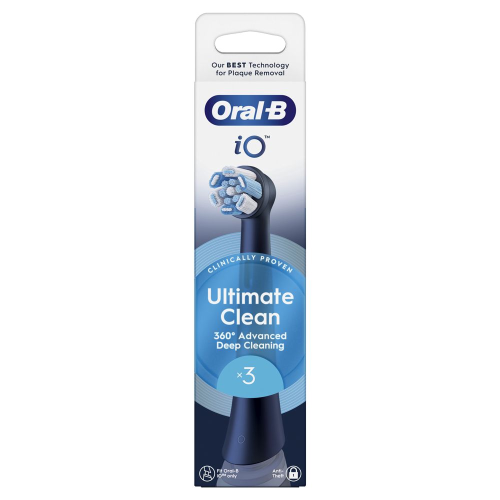 Oral-B iO Ultimate Clean Testine di Ricambio Nere