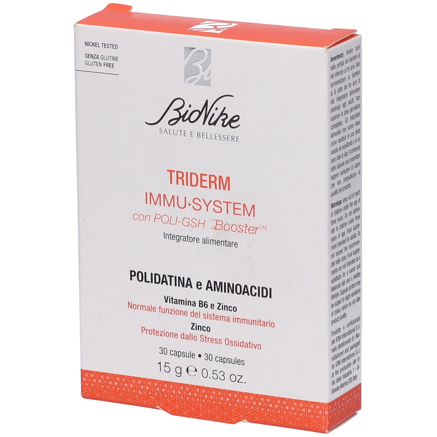 Bionike Triderm Immu System Capsule 15 G Bambino