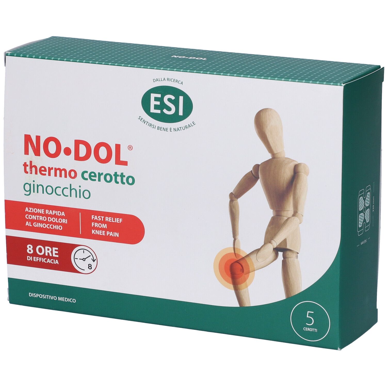 Esi No Dol Thermo Cerotto Ginocchio 5 Pz