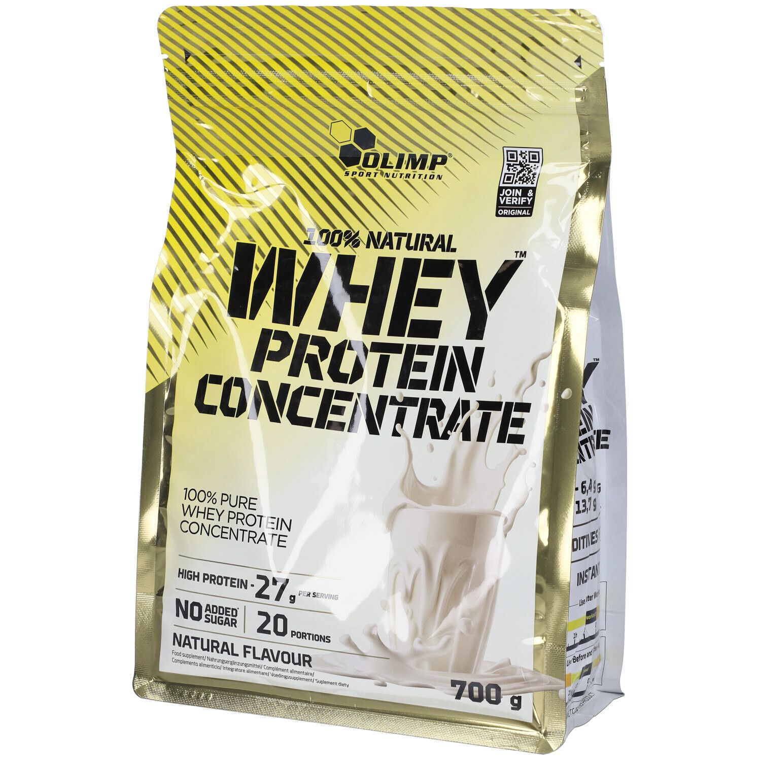 Olimp 100% Natural Whey Protein Concentrate in Polvere
