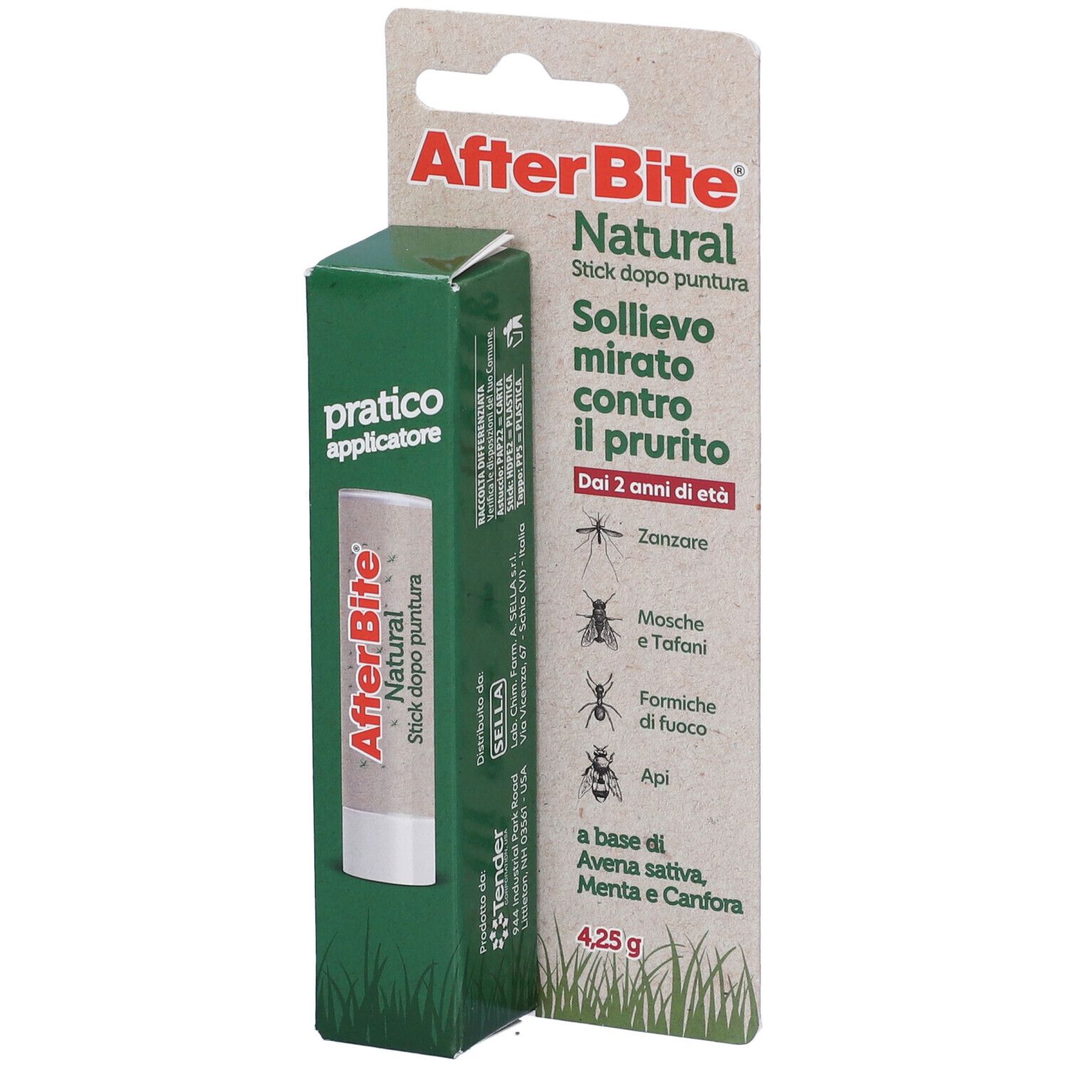 Sella Stick Afterbite Natural Doposuntura Lenitivo, 4,25G - Immagine 3