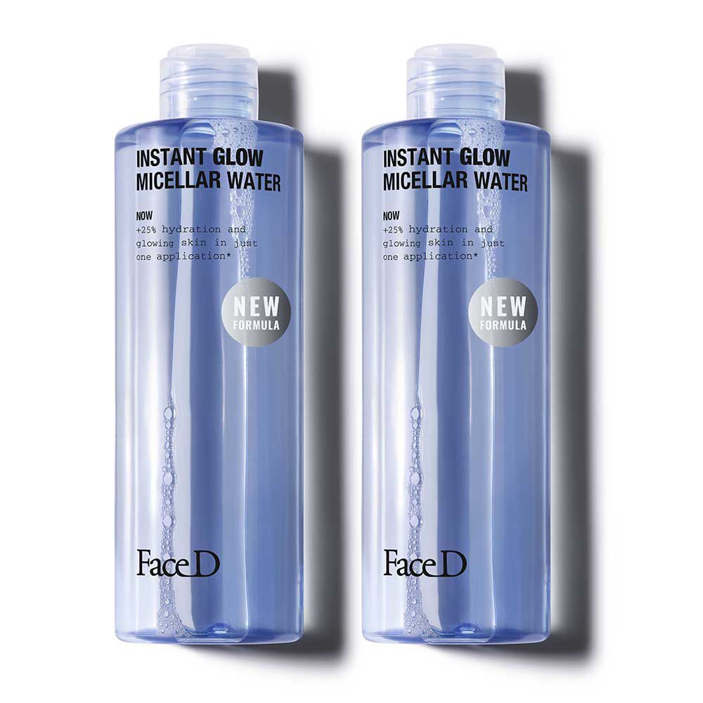 FaceD Instant Glow Acqua Micellare Bi-Pack