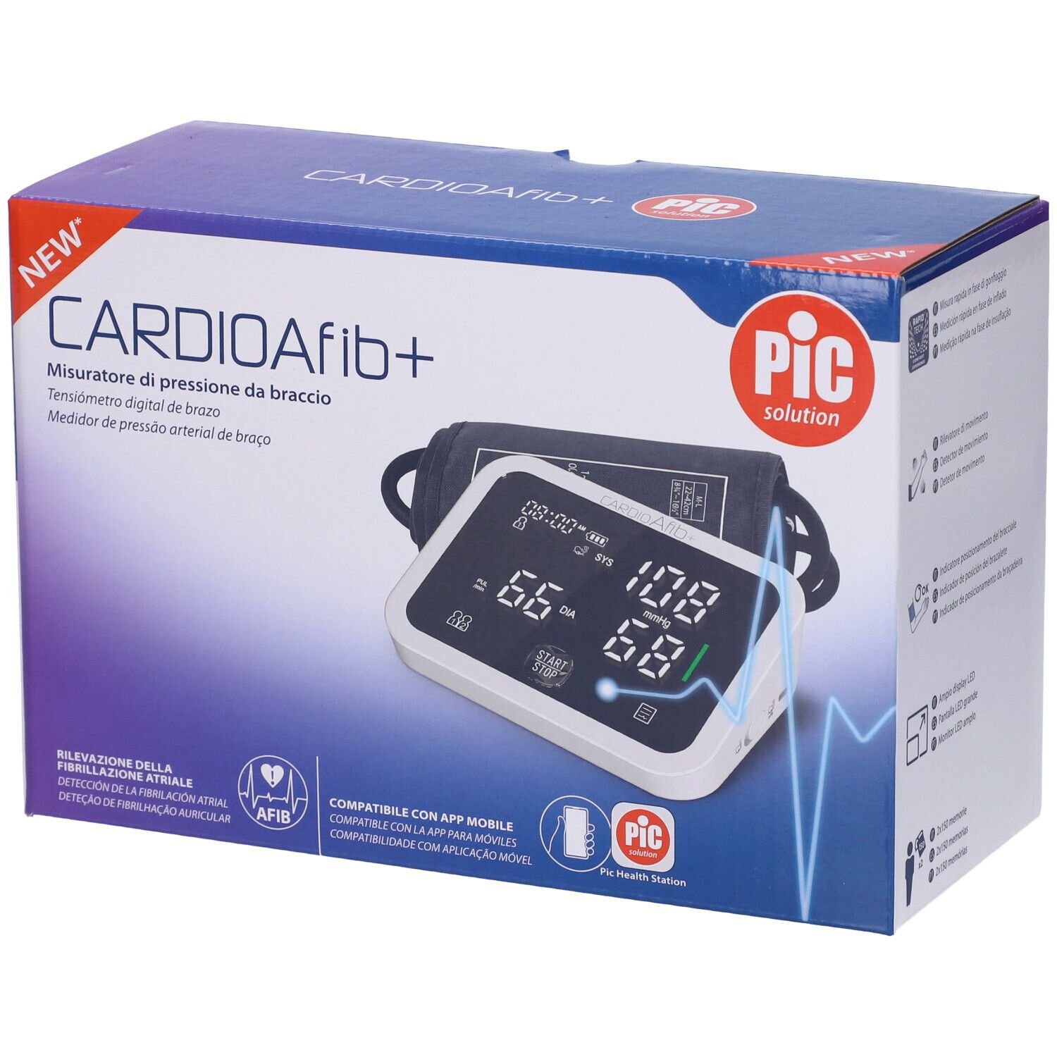 Pic Solution Cardioafib+ Misuratore Pressione Da Braccio