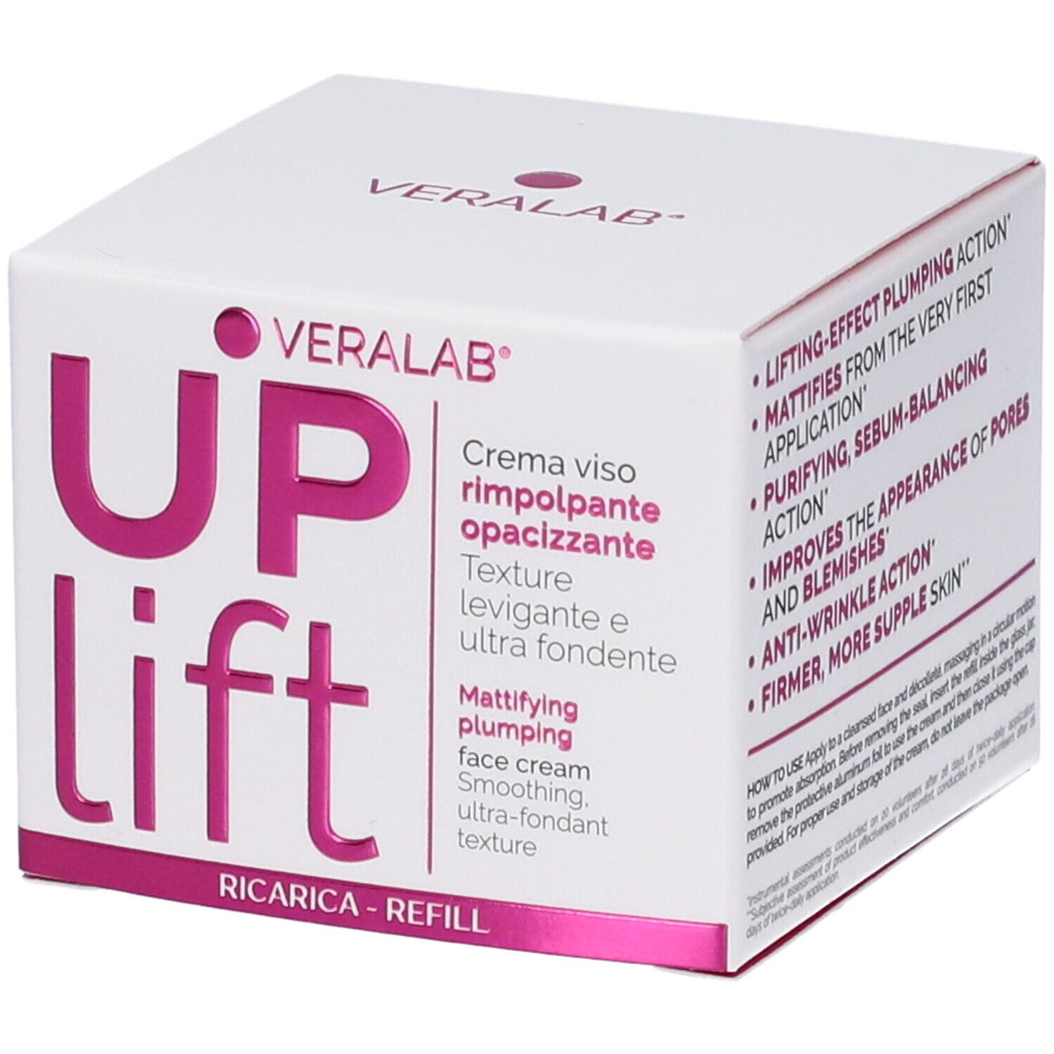 Veralab Uplift Crema Viso Rimpolpante Opacizzante  Refill