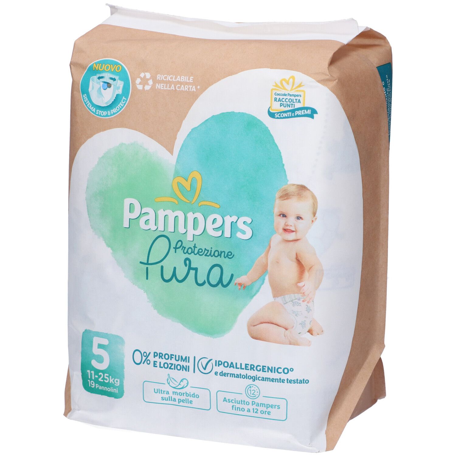 Pampers Protezione Pura J 19Pz 19 St Windeln