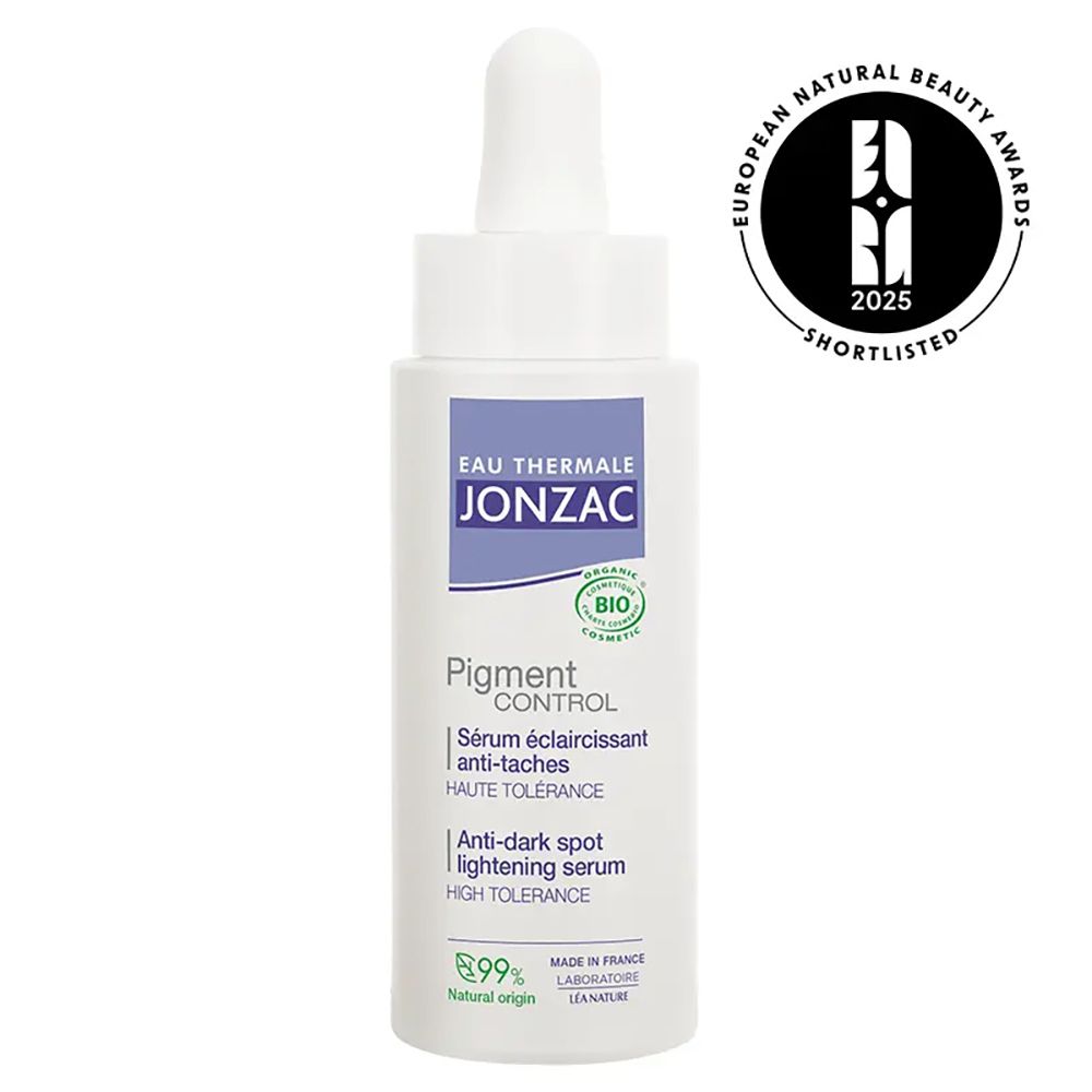 Eau Thermale Jonzac Pigment Control Serum mit Auszeichnung "European Natural Beauty Awards 2025 Shortlisted".