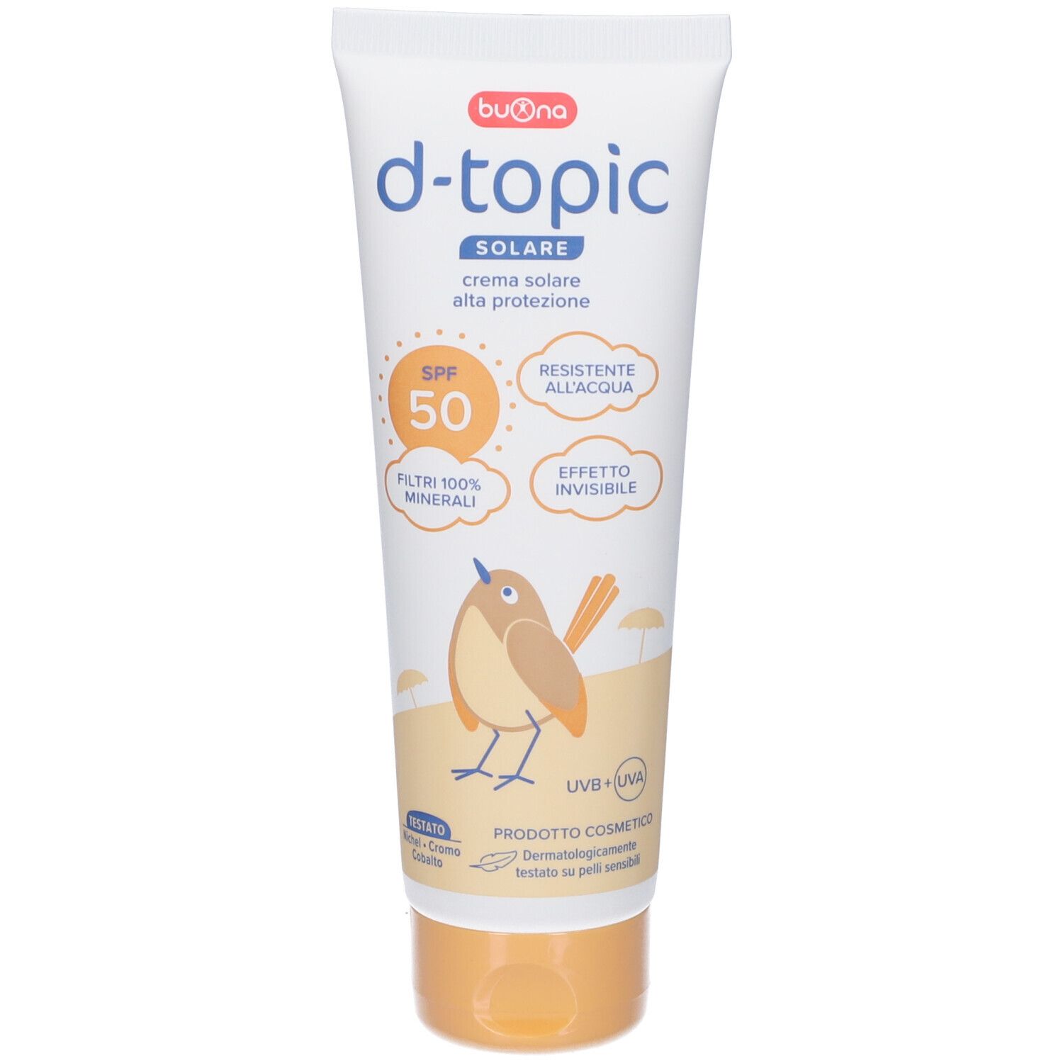 BUONA Crema Solare Bambini 50+ SPF D-Topic Baby Protezione Molto Alta 100 ml - Immagine 6