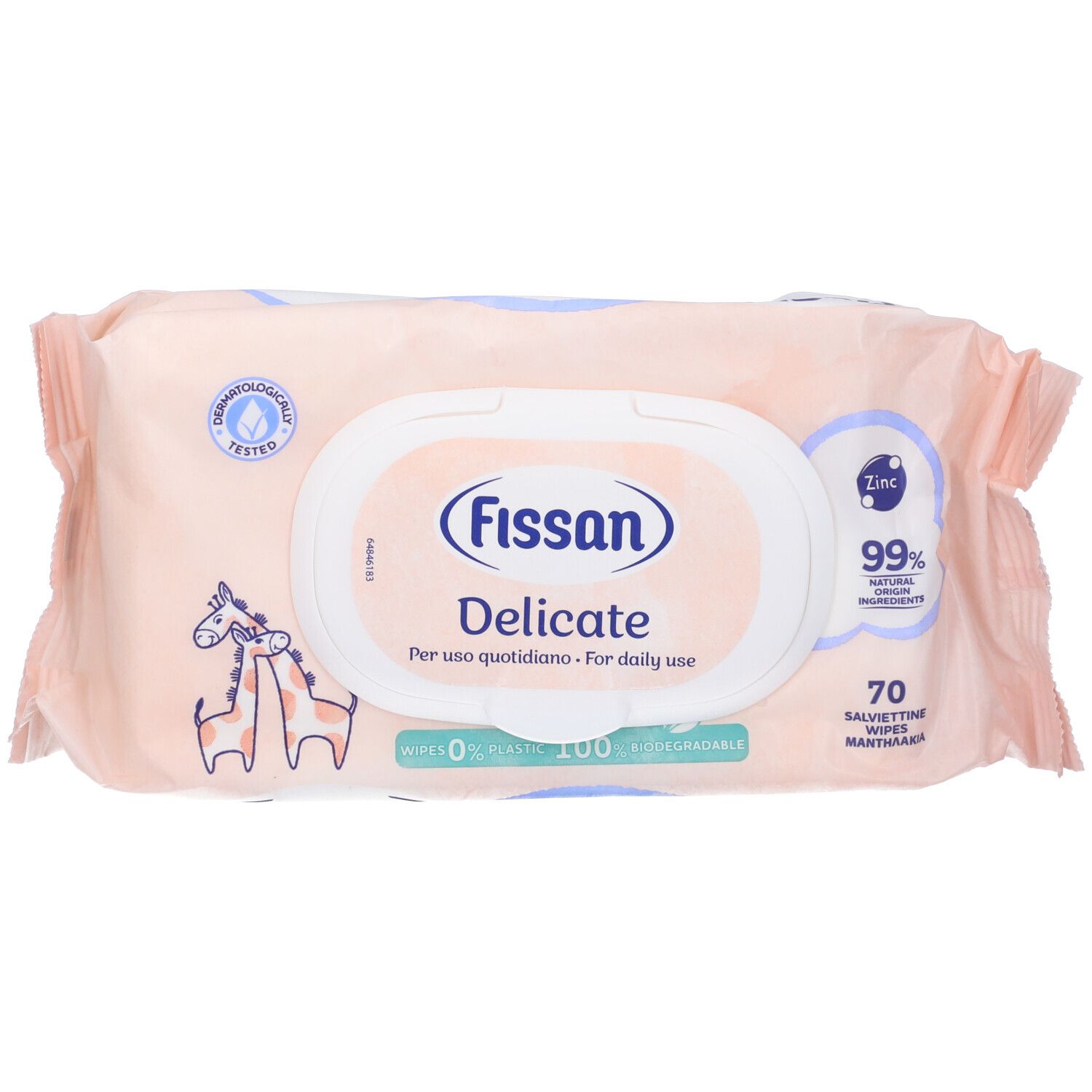Fissan Salv Delicate NEW 70Pz 70 St Tücher